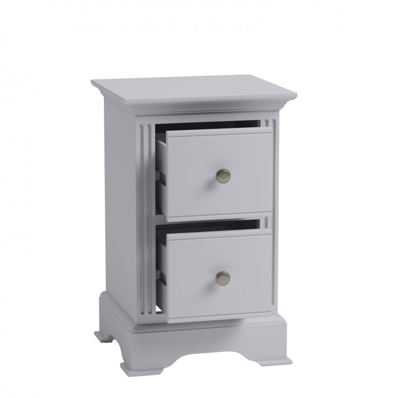 DC BP Bedside Cabinet Moonlight Grey